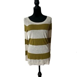 J. Crew striped long sleeve thin top